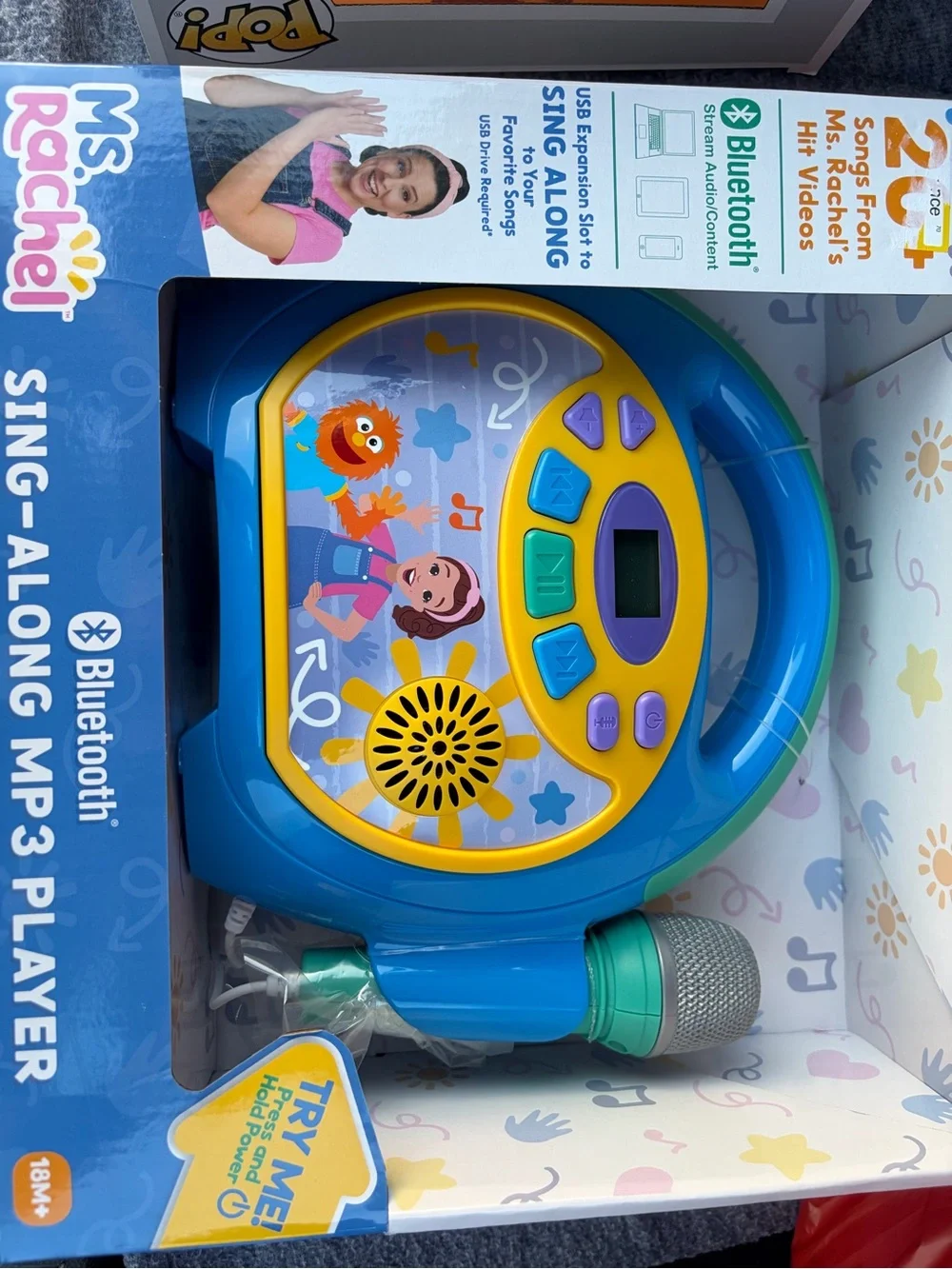 Ms Rachel Sing Along MP3 Player Bluetooth Microphone For kids